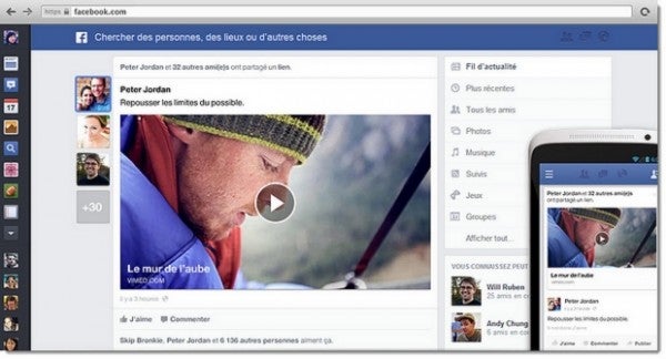 Nowy wygląd aktualności na FB