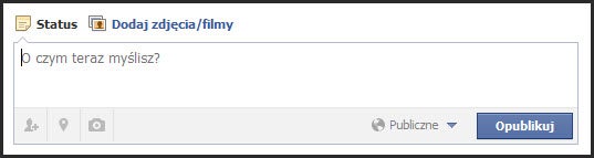 Status na Facebooku