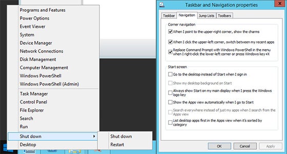 przycisk Start w Windows 8.1