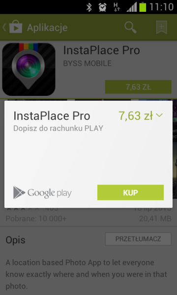 Dopisz do rachunku PLAY
