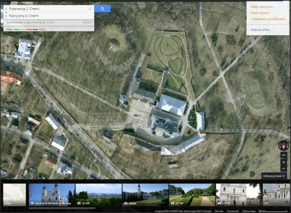 Mapy Google - nowy wygląd