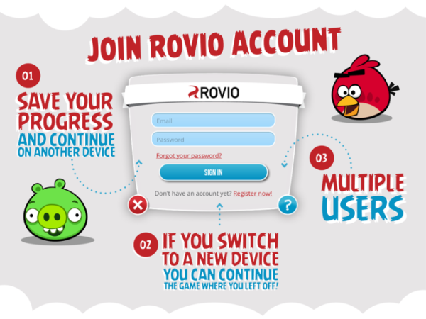 Rovio Account - nowa usługa