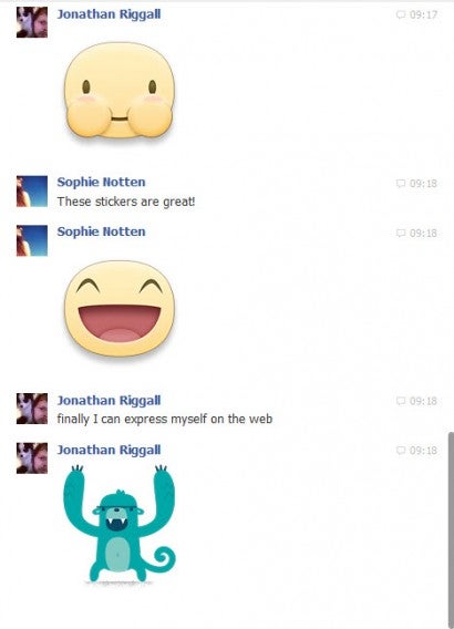 Stickery na Facebooku