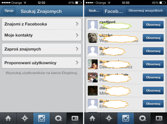 instagram pierwsze kroki