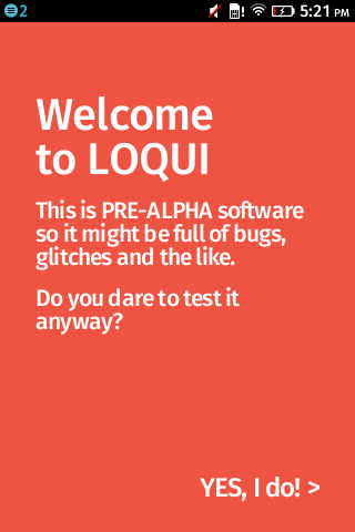 Loqui - klient Google Hangouts i Jabbera na Firefox OS Loqui - klient Google Hangouts i Jabbera na Firefox OS