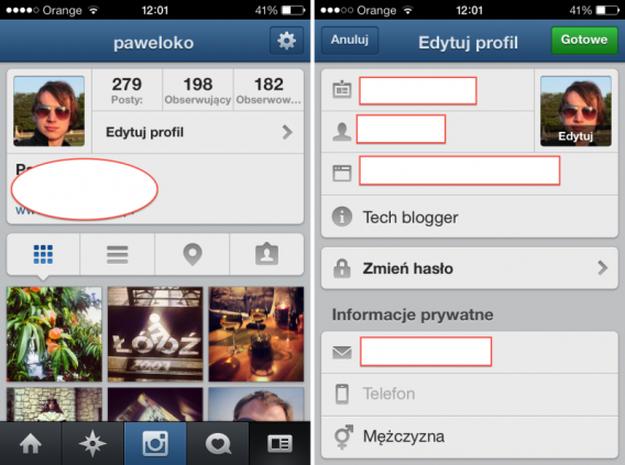 instagram pierwsze kroki