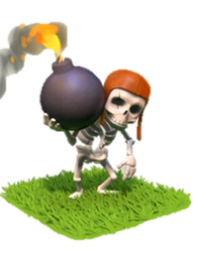 Clash of Clans - Wall Breaker - szkielet z bombą
