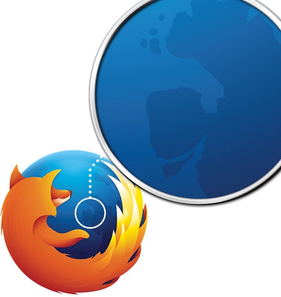 Planeta w logo Firefoksa Planeta w logo Firefoksa