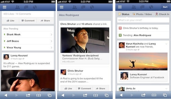 Trending topics na Facebooku Trending topics na Facebooku