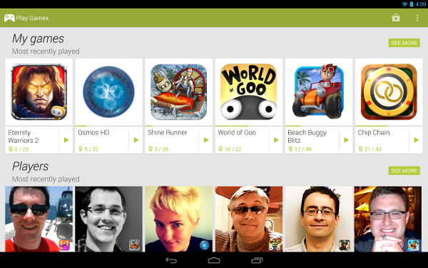 Gry Google Play na Android