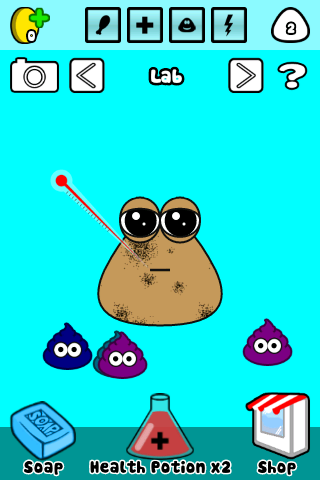 Pou chory