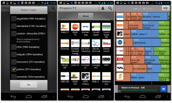 TV Guide TIVIKO na Android TV Guide TIVIKO na Android