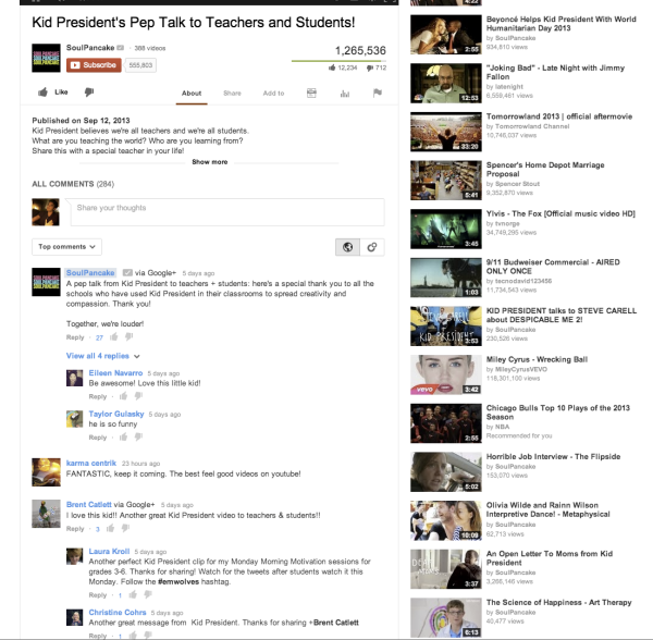 Komentarze w YouTube