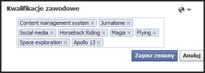 Kwalifikacje zawodowe na Facebooku