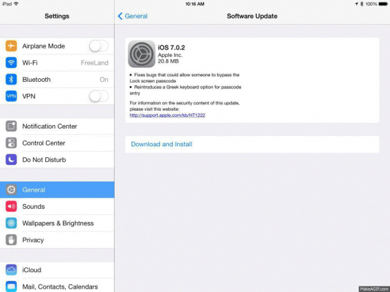 iOS 7.0.2 poprawka