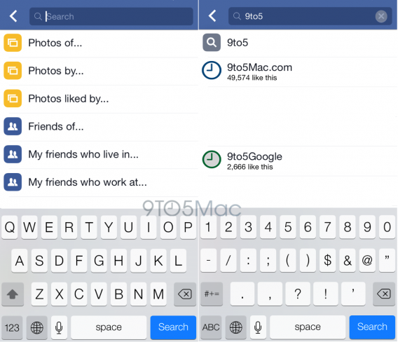 Facebook na iOS