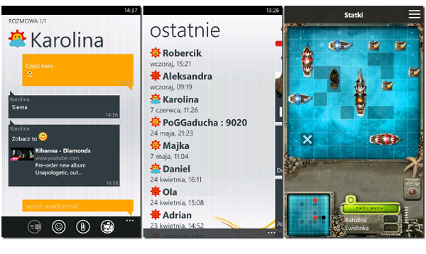 Gadu-Gadu na Windows Phone