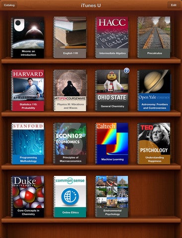iTunes U ipad