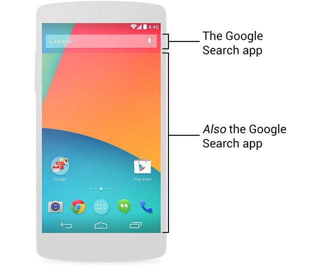 Google Search w KitKat 4.4