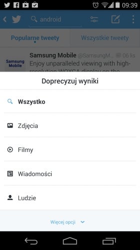 Twitter - nowe opcje wyszukiwania Twitter - nowe opcje wyszukiwania