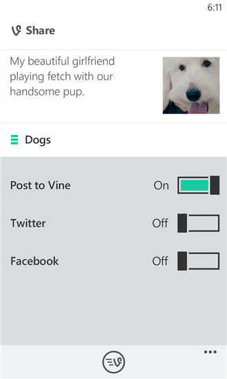 Vine Windows Phone