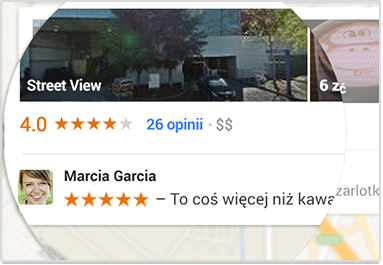 Rekomendacje społecznościowe Google