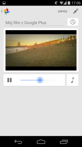 Mój film z Google+