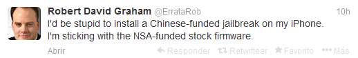 Tweet o jailbreaku Tweet o jailbreaku