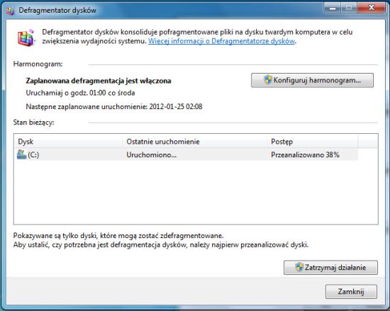 Defragmentacja. Jak przyspieszyc działanie komputera? Defragmentacja. Jak przyspieszyc działanie komputera?