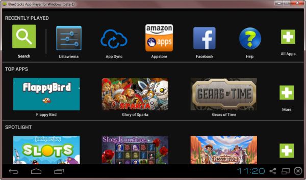 BlueStacks App Player na Windows