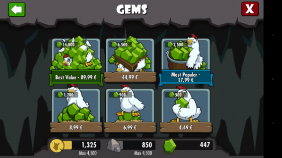 Dungeon Keeper na Androida
