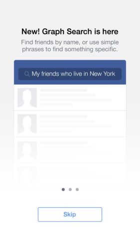 Graph Search w aplikacji mobilnej Facebooka