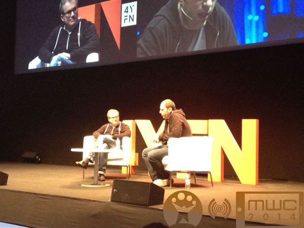 Jan Koum na MWC 2014 Jan Koum na MWC 2014