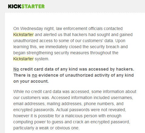Kickstarter hak