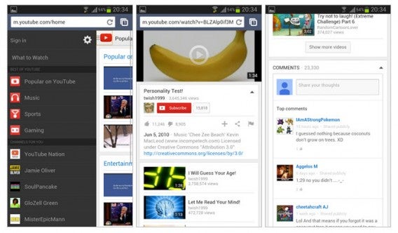Zmiany w wyglądzie YouTube Zmiany w wyglądzie YouTube