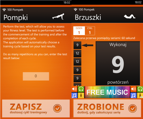 100 Pompek na Windows Phone