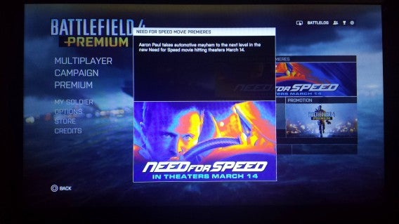 Battlefield 4 reklamy