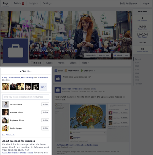Fanpage Facebook
