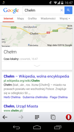 Nowe wyniki w Google