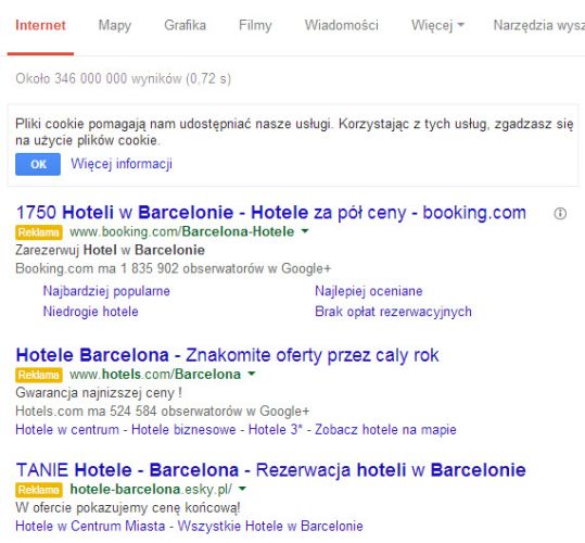 Reklamy w Google