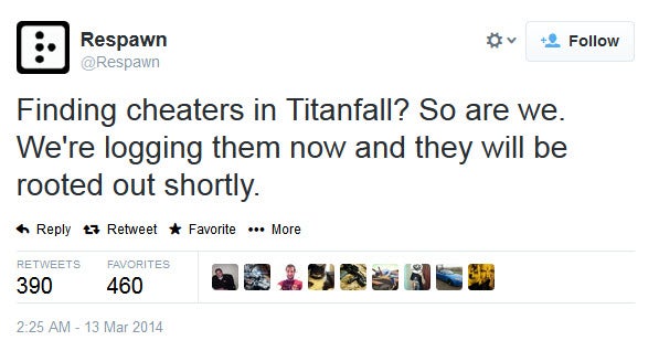 Respawn tweet