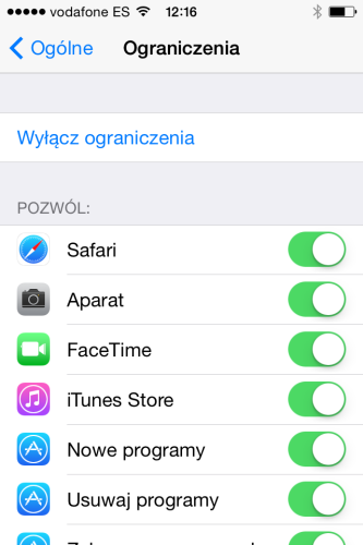 iOS 7.1 - zabezpieczenia