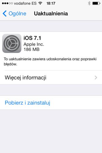 iPhone iOS 7.1