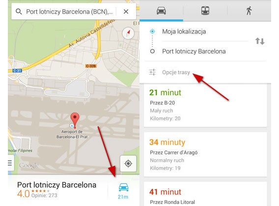 nawigacja gps na android i iphone