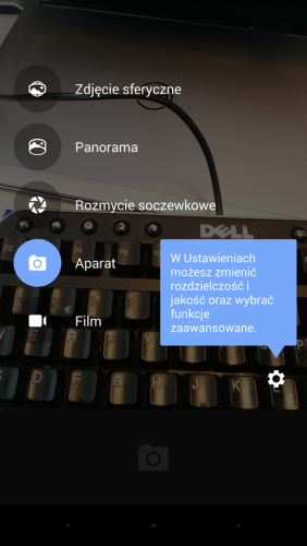 Nowe aplikacja aparatu w Androidzie