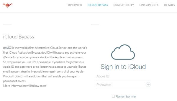 iCloud bypass