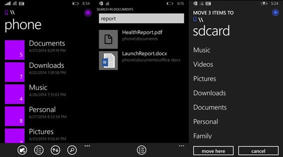 windows-phone 8.1 file manager windows phone