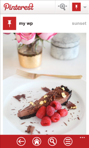 Pinterest Windows Phone 8