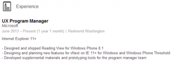 Windows Phone Treshold