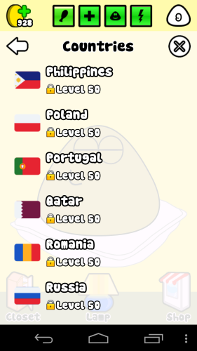 Aktualizacja Pou na Androida